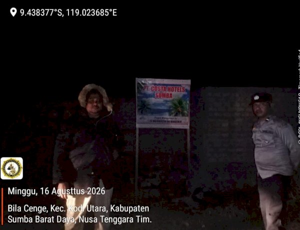 Patroli Cipta Kondisi Polsek Kodi Utara Jaga Kamtibmas di Desa Kori dan Kendu Wela