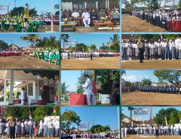 Upacara HUT ke-81 Kemerdekaan RI di Kecamatan Kodi Berlangsung Khidmat, Polsek Kodi Pastikan Keamanan Kegiatan