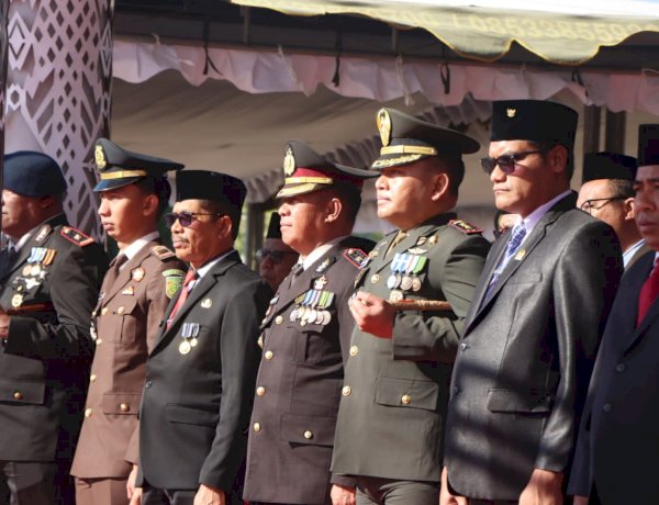 Waka Polres Sumba Barat Daya Hadiri Upacara HUT ke-81 RI di Lapangan Galatama Tambolaka