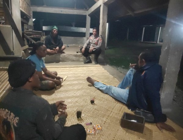 Patroli Cipkon Polsek Wewewa Barat Sasar Tempat Rawan dan Objek Vital