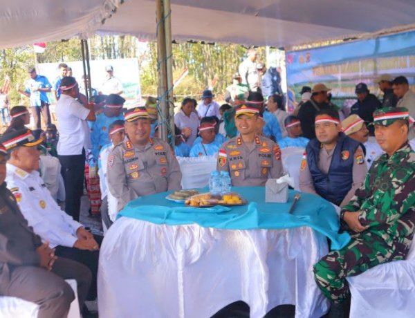 Polda NTT Dukung Ketahanan Pangan melalui Penanaman Bawang Putih Serentak di Tiga Kabupaten