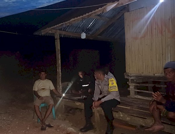 Patroli Malam Presisi Polsek Kodi Bangedo Antisipasi Pencurian Hewan di Desa Dinjo