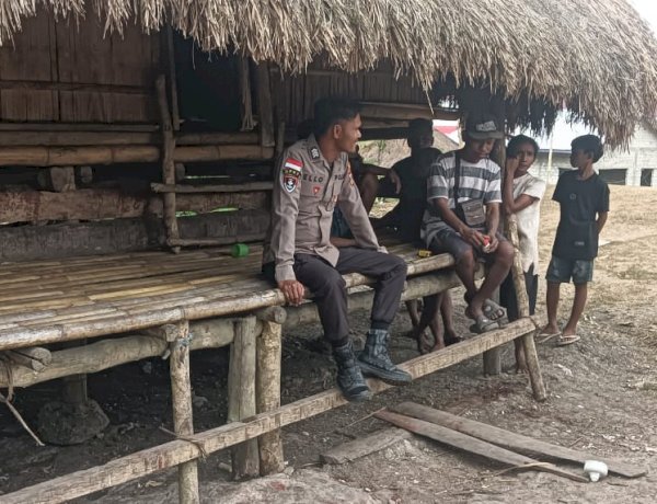 Polsek Kodi Bangedo Gelar Patroli Presisi CIPKON dan Sambang Masyarakat di Desa Mata Kapore