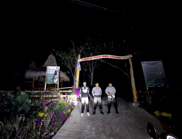 PATROLI CIPTA KONDISI, POLSEK WEWEWA BARAT PASTIKAN JALUR HUTAN WATUKANGGOROK AMAN