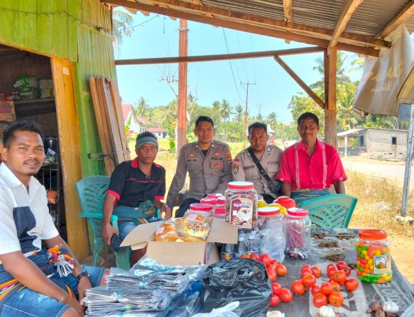 K2RYD PATROLI PRESISI CIPKON, POLSEK KODI BANGEDO SAMBANGI MASYARAKAT DESA WALLA NDIMU