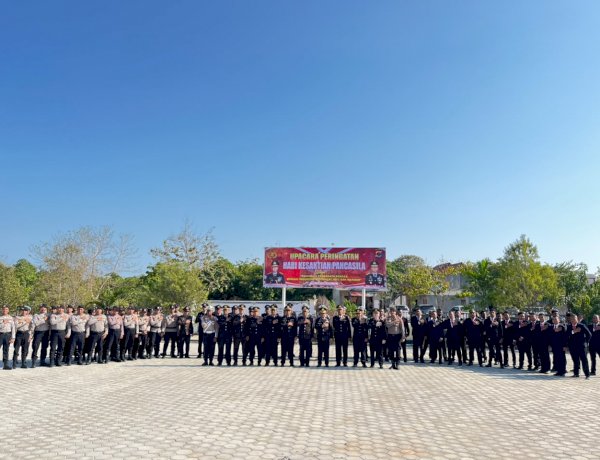 Polres Sumba Barat Daya Gelar Upacara Hari Kesaktian Pancasila
