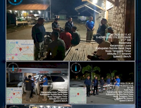 Polisi Bersama Masyarakat, Satresnarkoba Polres Sumba Barat Daya Gelar Operasi Sarang Narkoba