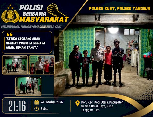 POLISI BERSAMA MASYARAKAT, POLRI HADIR SEBAGAI SAHABAT ANAK DI KODI UTARA