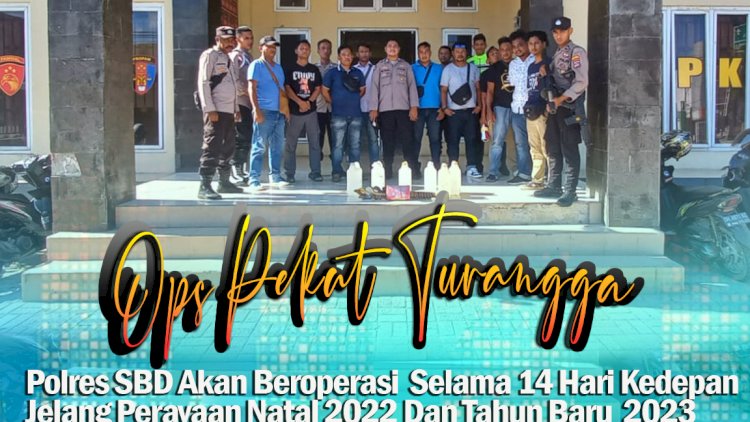 Hadirkan-Kenyamanan-Jelang-Perayaan-Natal-2022-Dan-Tahun-Baru-2023,-Polres-SBD-Laksanakan-Operasi-Pekat-Turangga-Selama-14-Hari-Kedepan