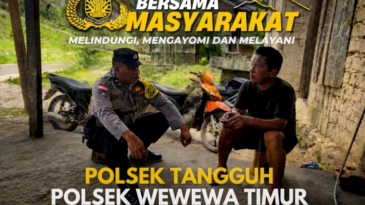 POLSEK-TANGGUH,-BHABINKAMTIBMAS-POLSEK-WEWEWA-TIMUR-SAMBANGI-WARGA-DESA-PUU-POTTO