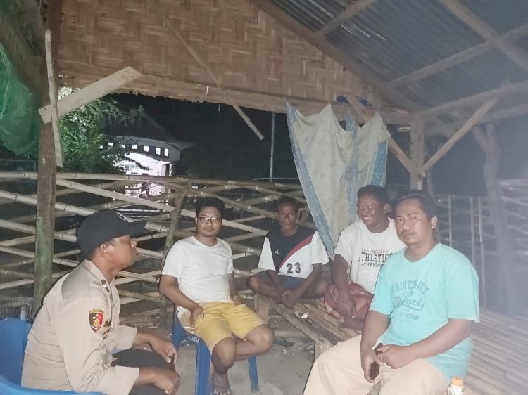 Ajak Masyarakat Jaga Situasi Kamtibmas, Personel Polsek Bondo Kodi Polres SBD Rutin Himbau