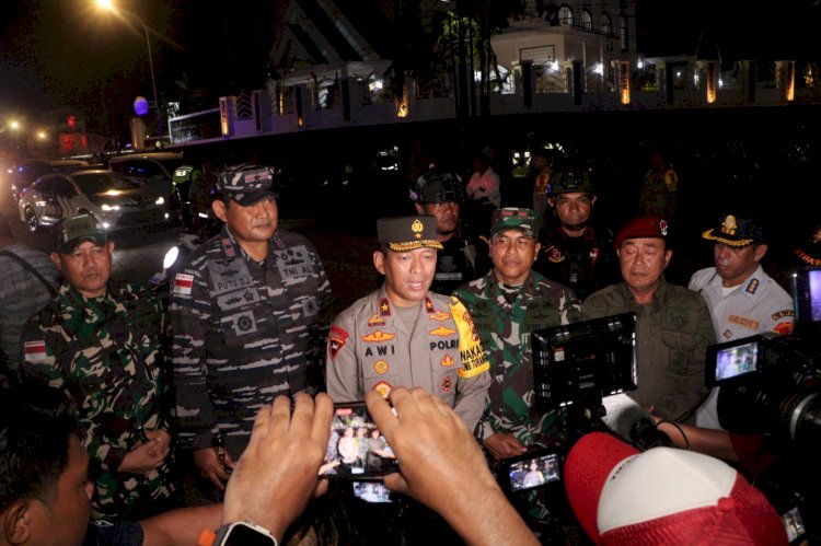 Patroli Skala Besar, Wakapolda NTT dan Forkopimda Pastikan Keamanan Malam Natal di Kota Kupang