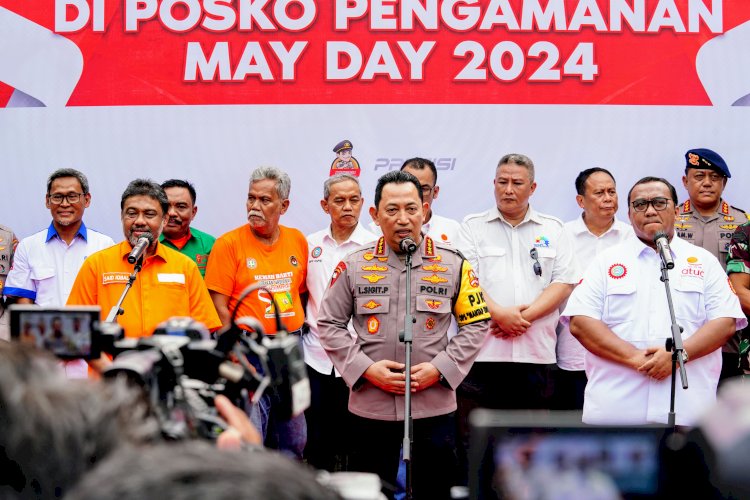 Komitmen Kapolri di Aksi May Day: Bentuk Timsus untuk Lindungi dan Kawal Hak Buruh