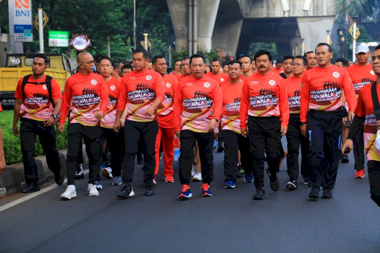 Kapolri Buka Bhayangkara Fun Walk 2024: Bersama Bergerak untuk Persatuan