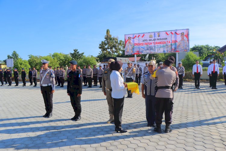 Budaya Tertib Lalu Lintas Polres SBD Gelar Operasi Patuh Turangga 2024