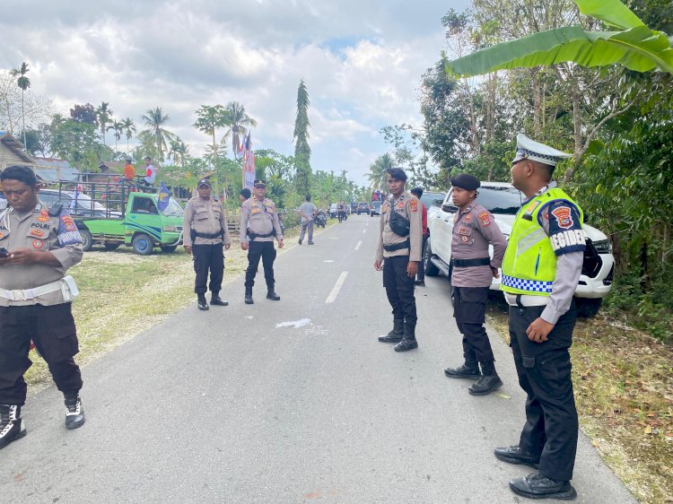 Kampanye Para Paslon Bupati Dan Wakil Bupati Sumba Barat Daya, Polres SBD Perketat Pengamanan