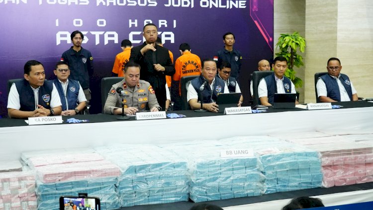 Sita Rp78,1 Miliar dari Judol Internasional, Komitmen Polri atas Asta Cita Presiden Prabowo