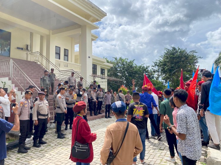 Aksi Damai Unjuk Rasa Hari Buruh, Polres Sumba Barat Daya Perketat Pengamanan Dan Pengaturan