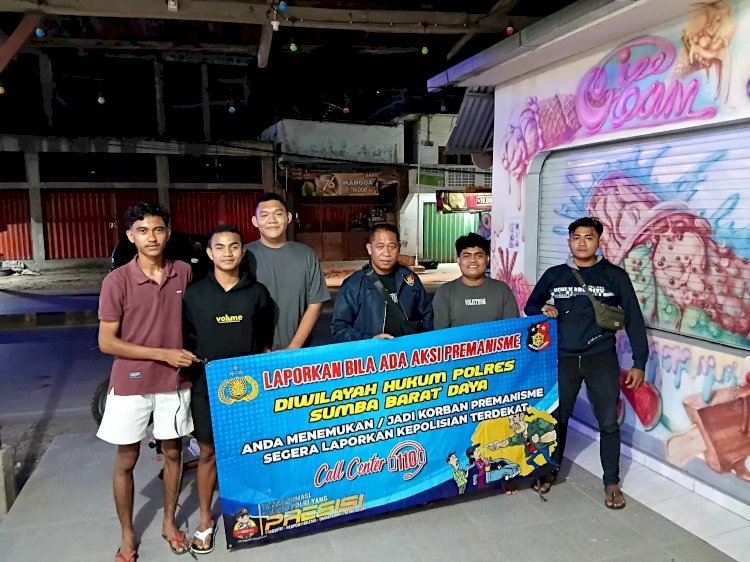 Polres Sumba Barat Daya Bersinergi Dengan Masyarakat Untuk Menciptakan Kamtibmas Yang Kondusif
