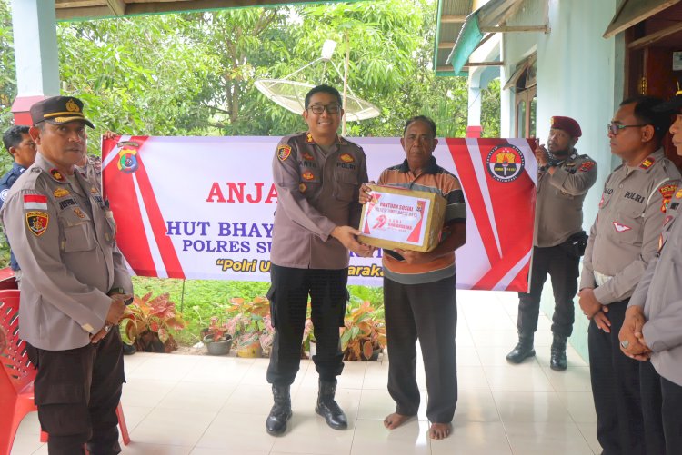 Anjangsana HUT Bhayangkara ke-79, Polres Sumba Barat Daya Berikan Apresiasi pada Warakauri dan Purnawirawan Polri
