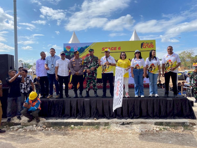 Stage 6 Tour de Entete di Sumba Barat Daya Berjalan Lancar, Bupati SBD Umumkan Donasi untuk Korban di Nagekeo