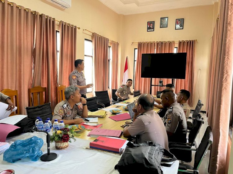 Polres Sumba Barat Daya Gelar Kegiatan Pra-WASRIK