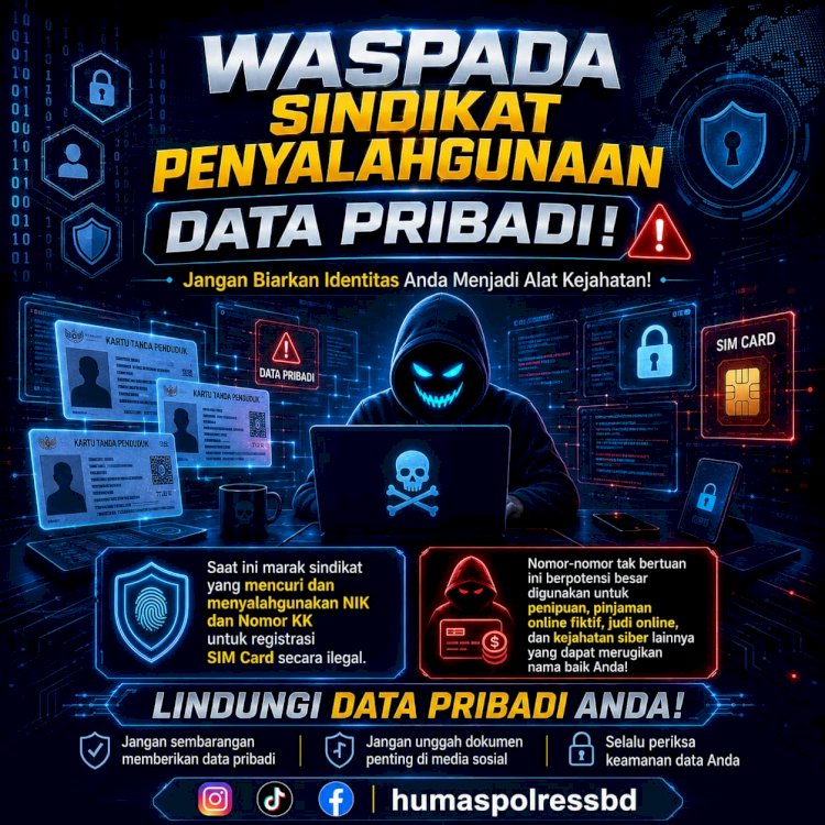 POLRES SUMBA BARAT DAYA AJAK MASYARAKAT WASPADA PENYALAHGUNAAN DATA PRIBADI