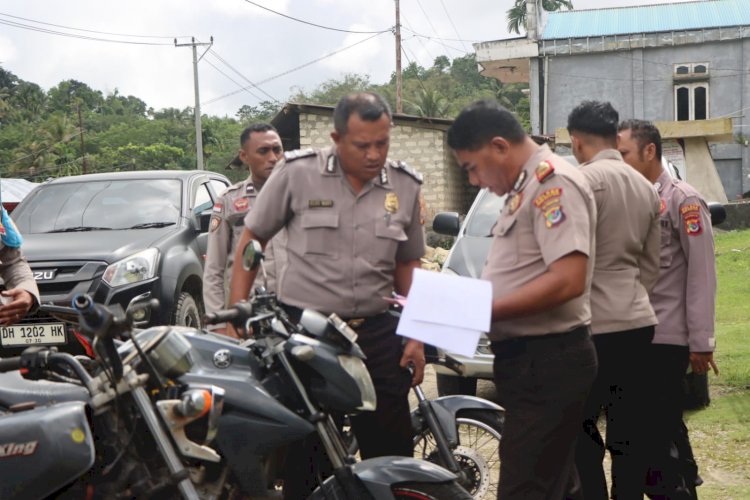 WAKAPOLRES SUMBA BARAT DAYA LAKSANAKAN SUPERVISI DI POLSEK WEWEWA BARAT