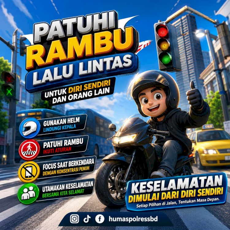Polres Sumba Barat Daya Ajak Masyarakat Patuhi Rambu Lalu Lintas Demi Keselamatan Bersama