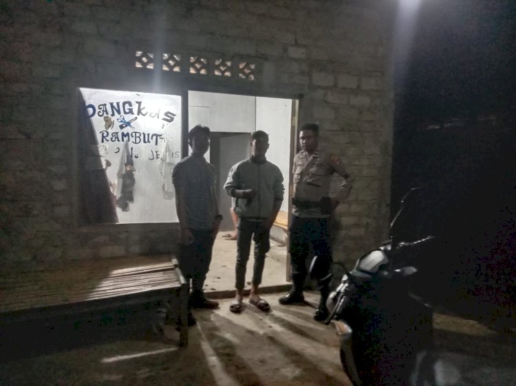 Polsek Wewewa Timur Gelar Patroli Cipta Kondisi, Ajak Masyarakat Bersama Jaga Kamtibmas Tetap Kondusif