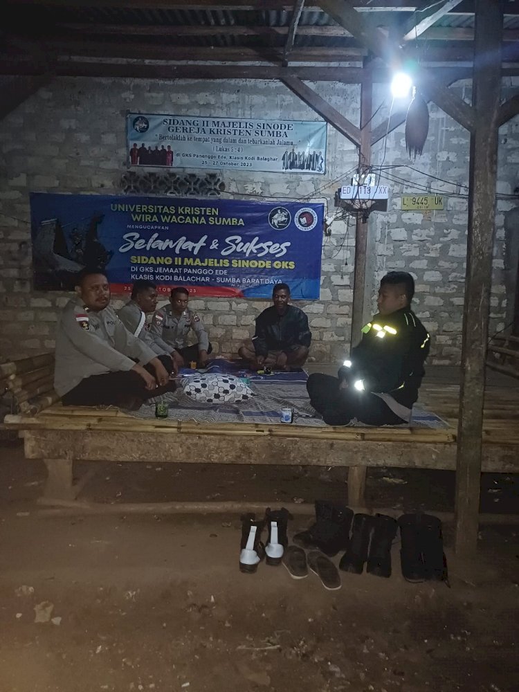 Patroli Presisi Polsek Kodi Bangedo Tingkatkan Keamanan Malam, Warga Diimbau Waspada Pencurian Hewan