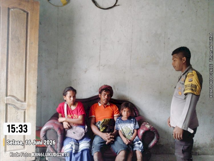 Sambang Warga, Bhabinkamtibmas Polsek Wewewa Selatan Sampaikan Imbauan Kamtibmas kepada Masyarakat Desa Webaghe