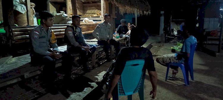 Patroli Malam Presisi Polsek Kodi Bangedo Tingkatkan Kewaspadaan Masyarakat terhadap Pencurian Hewan Ternak