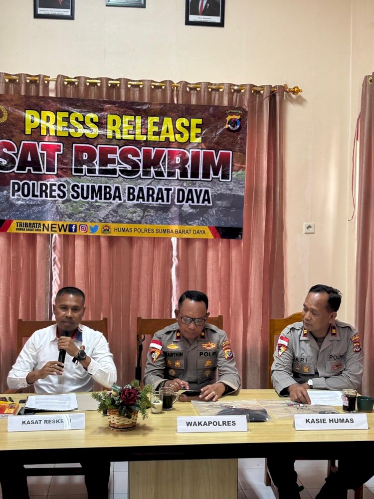 Satreskrim Polres Sumba Barat Daya Ungkap Kasus Pencabulan, Curas, dan Pengrusakan