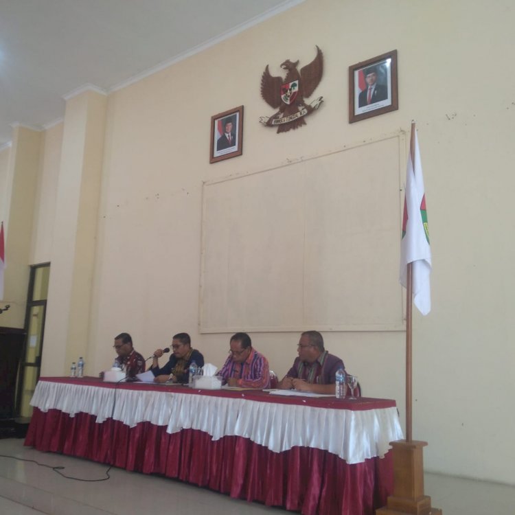 Polres Sumba Barat Daya Hadiri Rapat Persiapan Peringatan HUT Ke-81 Kemerdekaan Republik Indonesia Tingkat Kabupaten
