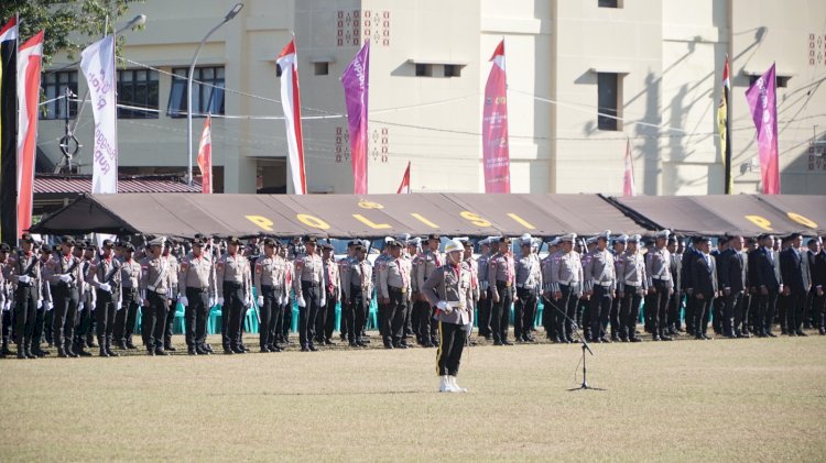 Peringati HUT Bhayangkara ke-80, Kapolda NTT Ajak Personel Perkuat Pengabdian untuk Masyarakat dan Indonesia Maju