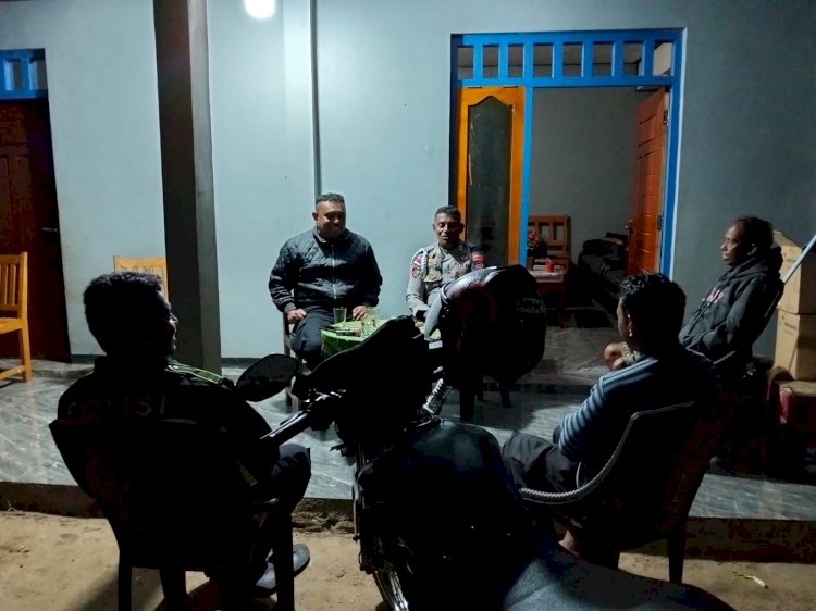 Patroli Presisi Polsek Kodi Bangedo Perkuat Upaya Pencegahan Pencurian Ternak di Desa Waimakaha