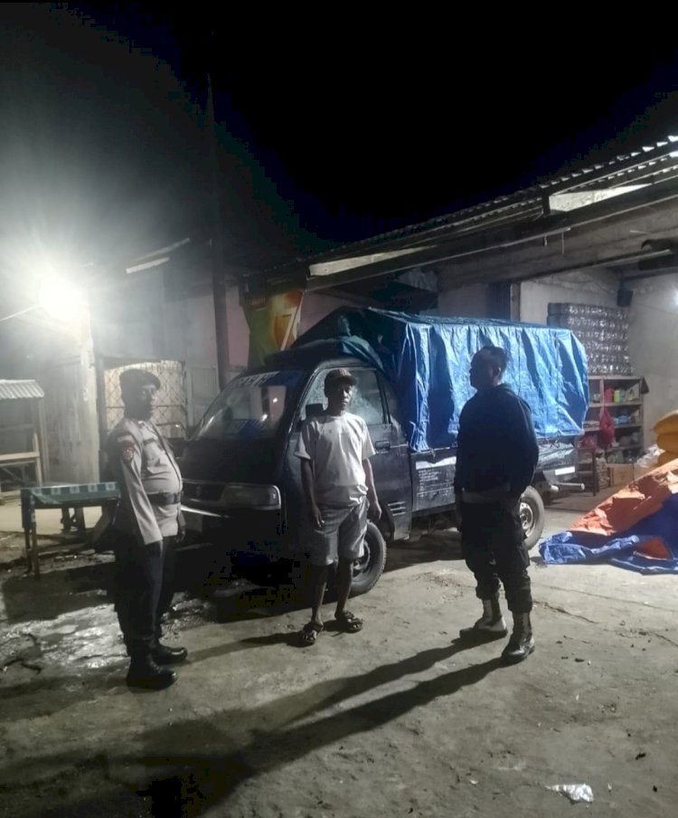 Polsek Wewewa Barat Intensifkan Patroli Cipkon di Objek Vital dan Titik Rawan Gangguan Kamtibmas