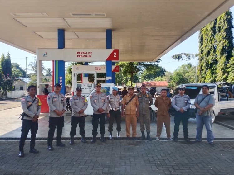 Tim Terpadu Laksanakan Pengawasan dan Penertiban Pengisian BBM Bersubsidi di SPBU Kodi Utara