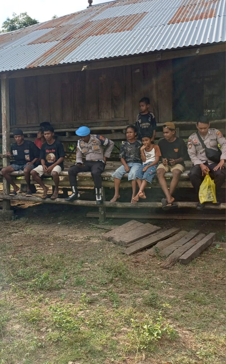 K2RYD Patroli Presisi Cipkon Polsek Kodi Bangedo, Tingkatkan Kesadaran Berlalu Lintas dan Kamtibmas di Desa Walangira
