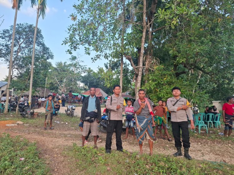 Polsek Kodi Intensifkan KRYD, Berikan Imbauan Kamtibmas kepada Warga di Desa Kapaka Madeta