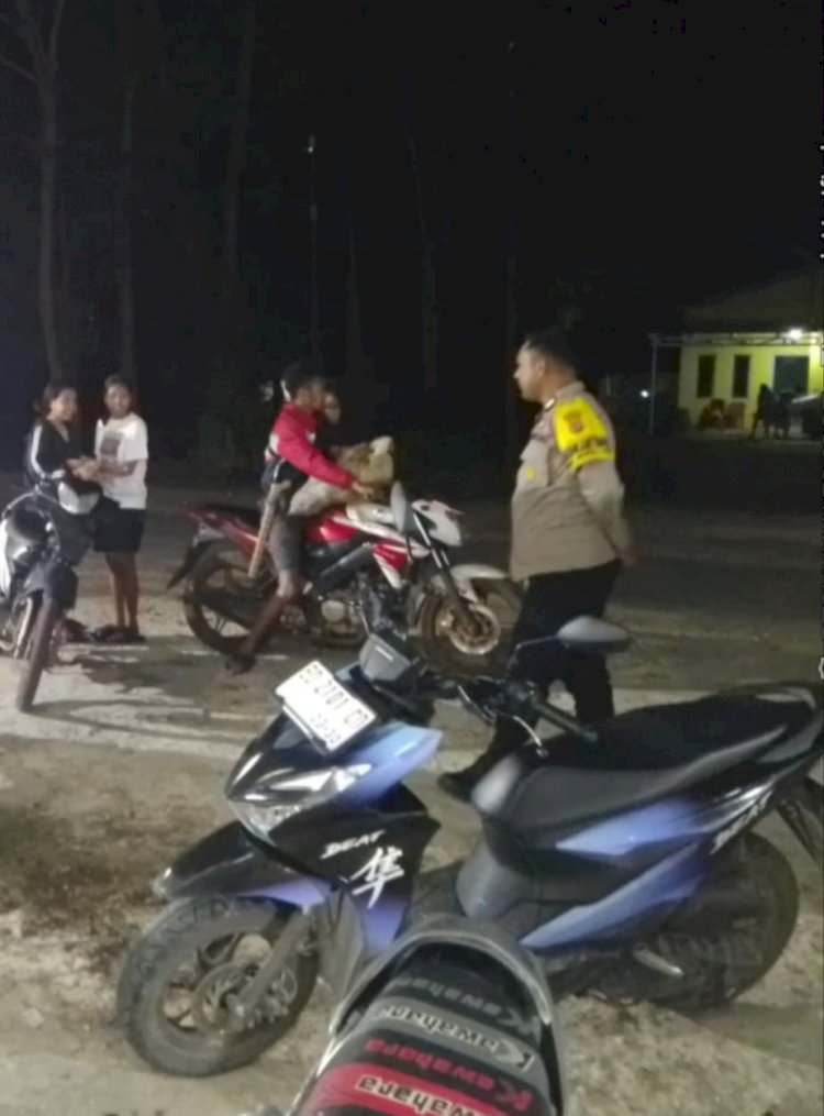 Polsek Wewewa Barat Gelar Patroli Cipkon di Lokasi Rawan dan Objek Vital untuk Jaga Stabilitas Kamtibmas