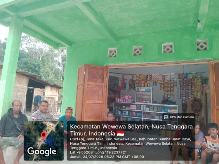 Patroli Sambang Polsek Wewewa Selatan Perkuat Kehadiran Polri di Tengah Masyarakat