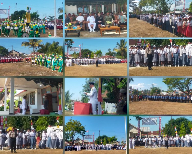 Upacara HUT ke-81 Kemerdekaan RI di Kecamatan Kodi Berlangsung Khidmat, Polsek Kodi Pastikan Keamanan Kegiatan
