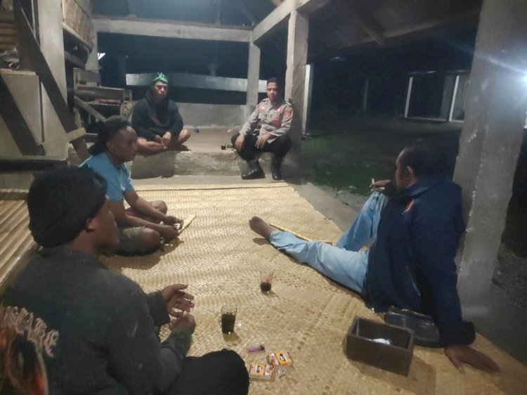 Patroli Cipkon Polsek Wewewa Barat Sasar Tempat Rawan dan Objek Vital