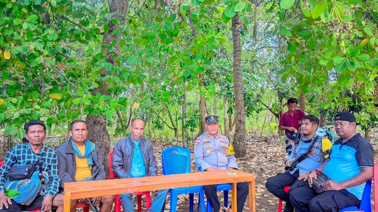 Polsek Kodi Bangedo Gelar Patroli Presisi dan Sambang Masyarakat, Sampaikan Imbauan Kamtibmas