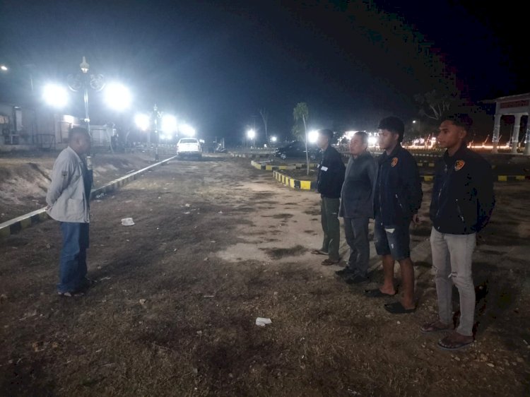 Patroli Malam URC Polres Sumba Barat Daya Berhasil Amankan Terduga Pelaku Pencurian Ranmor