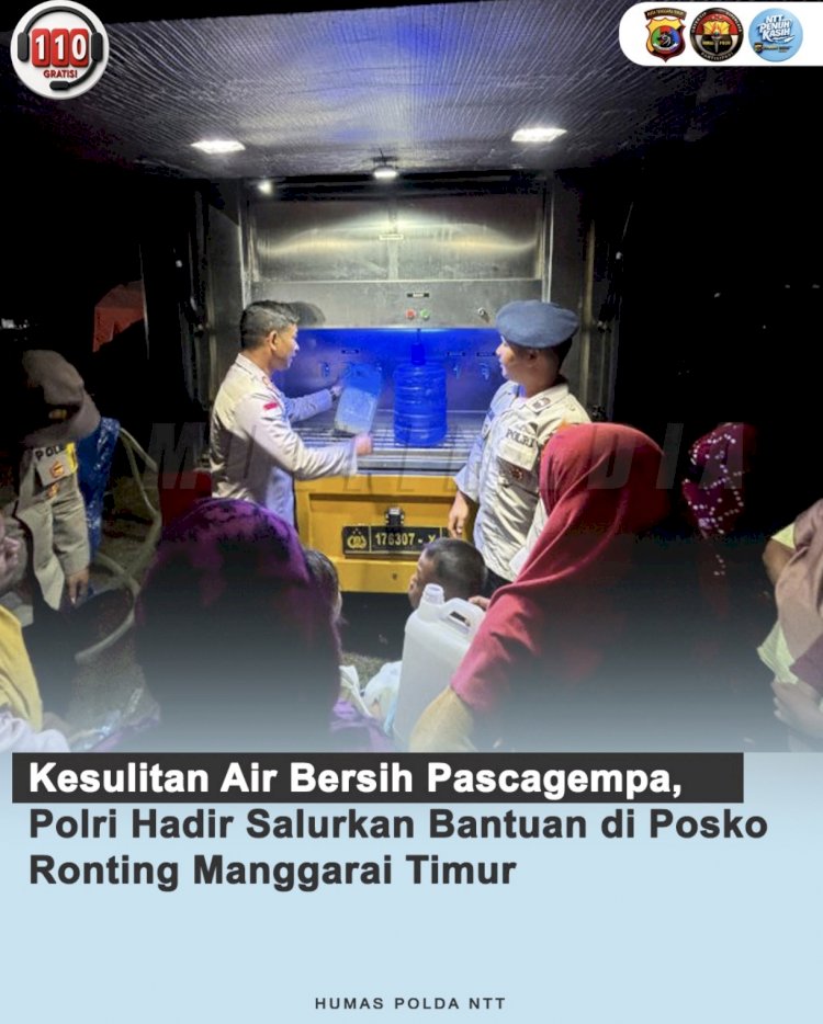 Polres Ngada Gelar Trauma Healing dan Terapi USEFT bagi Warga Terdampak Gempa di Riung