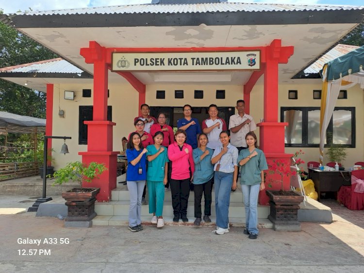 Polsek Kota Tambolaka Gelar Donor Darah Sambut HUT Bhayangkara ke-80