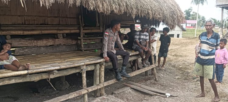 Polsek Kodi Bangedo Gelar Patroli Presisi CIPKON dan Sambang Masyarakat di Desa Mata Kapore